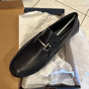 Cole Haan Navy grand laser bit drive shoe size 11 NWT